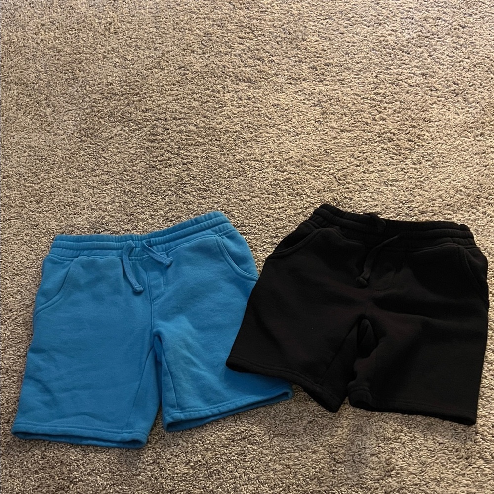 New FabKids Blue and Black Shorts Set